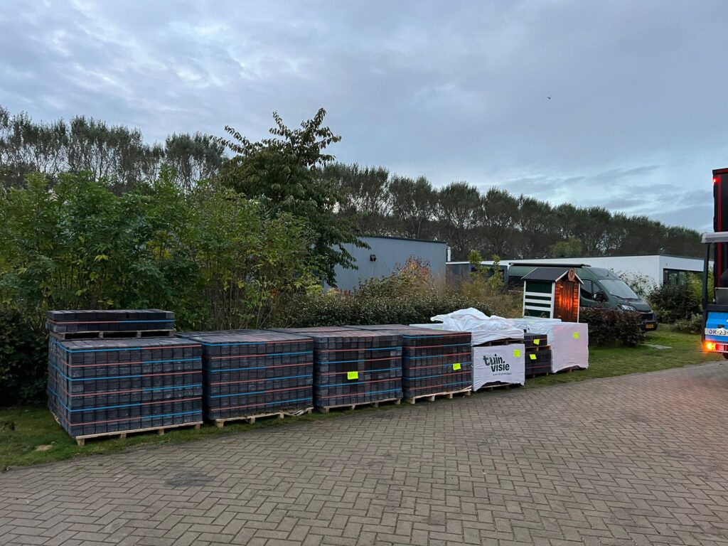 Tuinmaterialen worden bezorgd door tuinvisie in almere