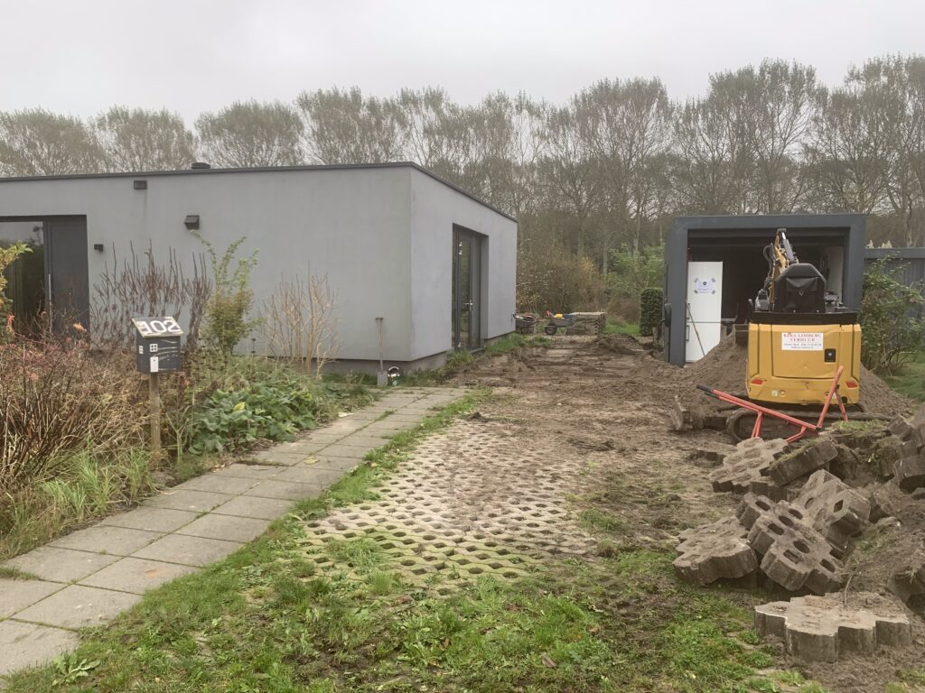 Bestrating laten afvoeren