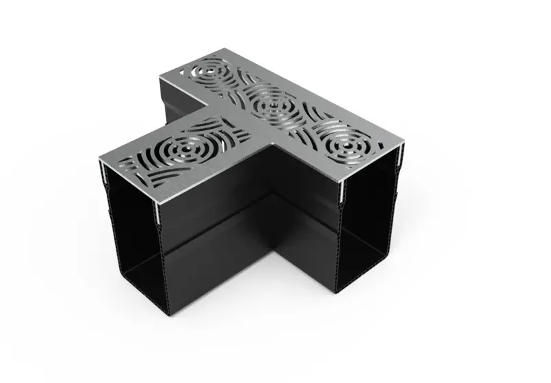 Star Drain 65/100 T-stuk - Falcon-Line (RVS-Inox)