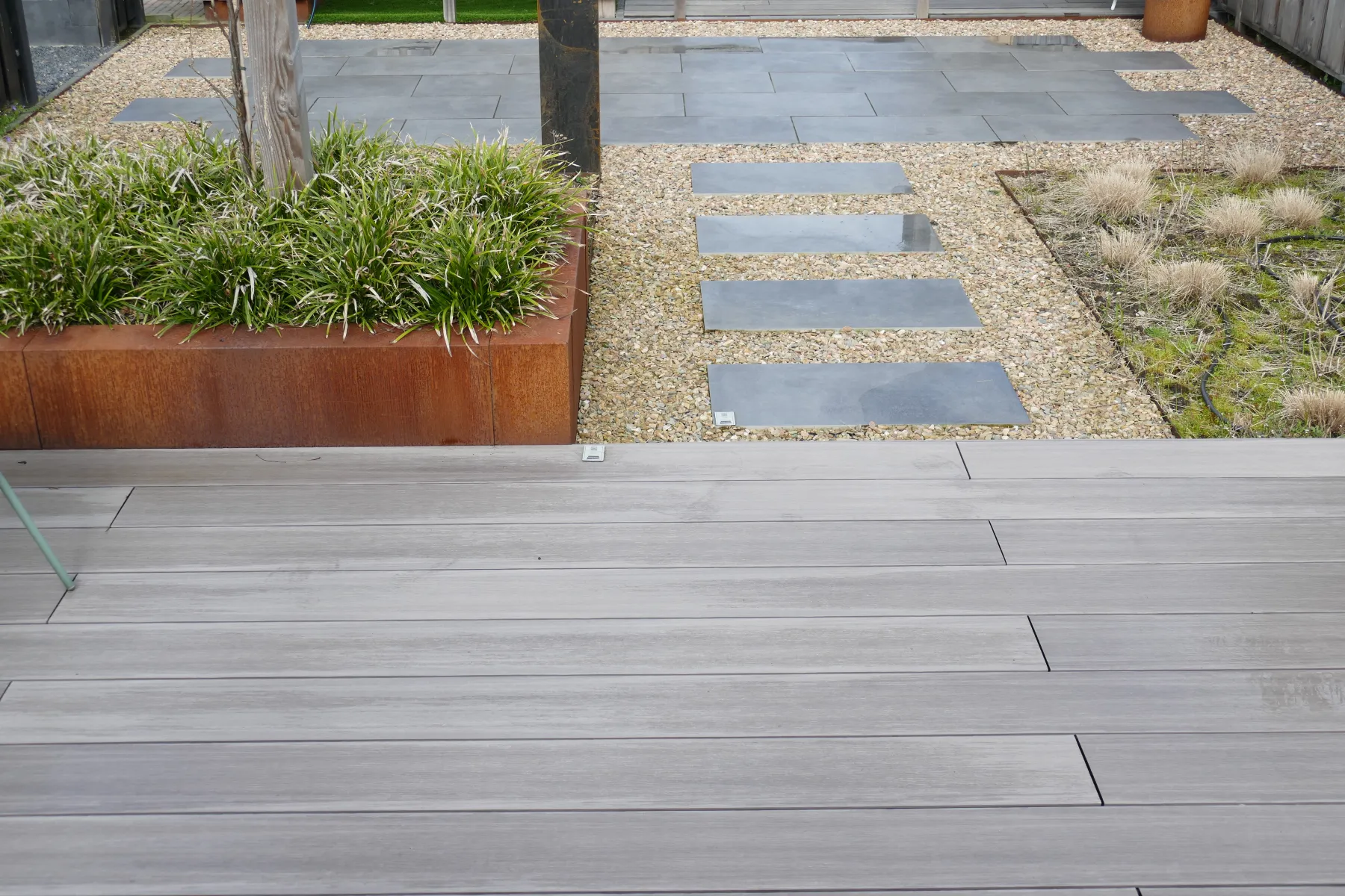 Overzetprofiel Muurblok Recht 150x45x12,8cm Corten - Afbeelding 6