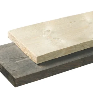 Midden-Euro vuren steigerplank 2,9x19x500cm grijs