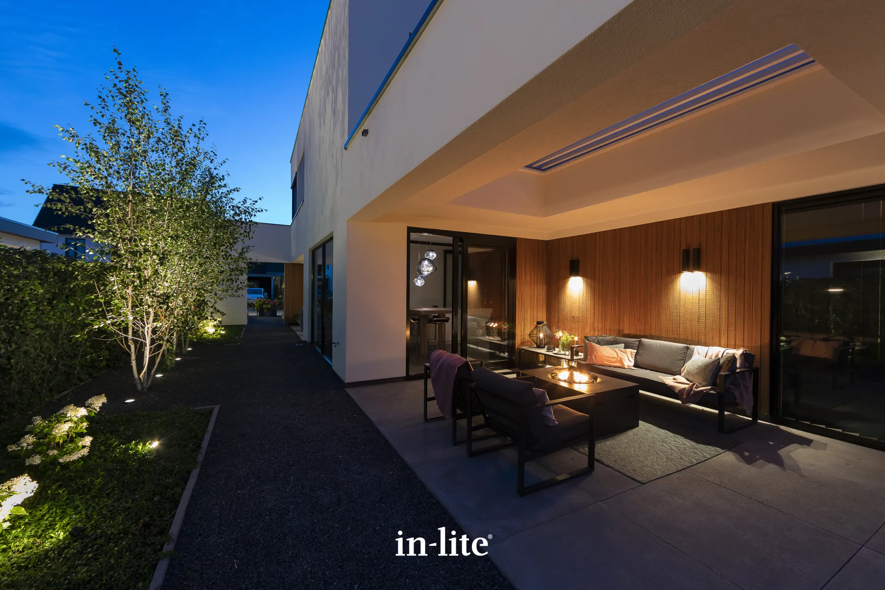 In-Lite Evo Down Wall 100-230V - Dark - Afbeelding 2