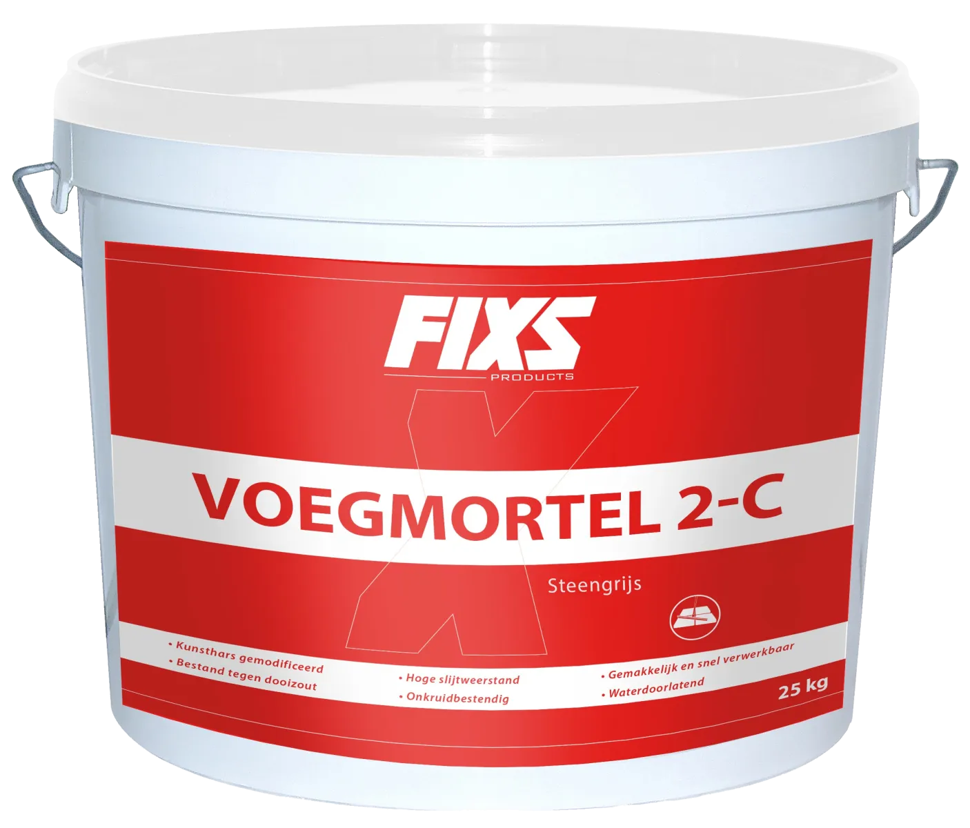 Fixs Voegmortel 2 Componenten Grijs 25kg