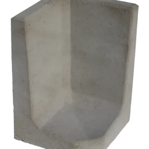 (H) Hoek L-element 60x40x40x8 grijs