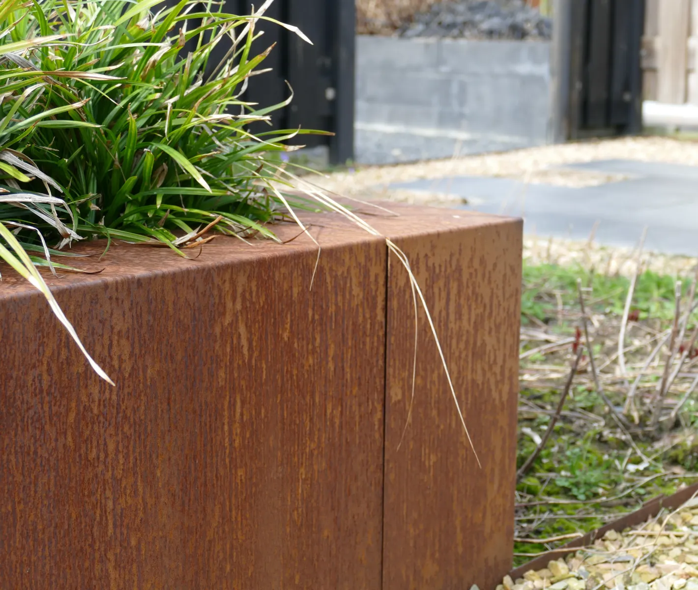 Overzetprofiel Muurblok Hoek 17x45x12,8cm Corten - Afbeelding 2