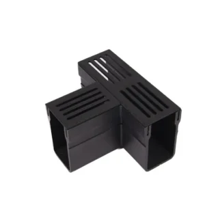 Star Drain 65/100 T-stuk - Premium Zwart (Aluminium)