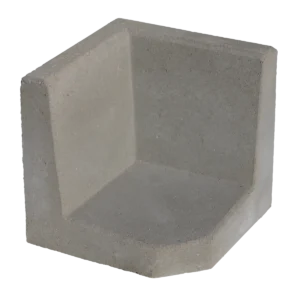 L-Hoekelement 40x40x40cm Grijs