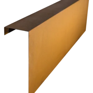 Overzetprofiel Muurblok Recht 150x45x15,8cm Corten