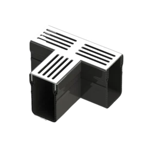 Star Drain 65/100 T-stuk - Grijs (Aluminium)