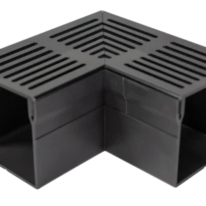 Star Drain Mini 65/60 Hoekstuk - Zwart (Aluminium)