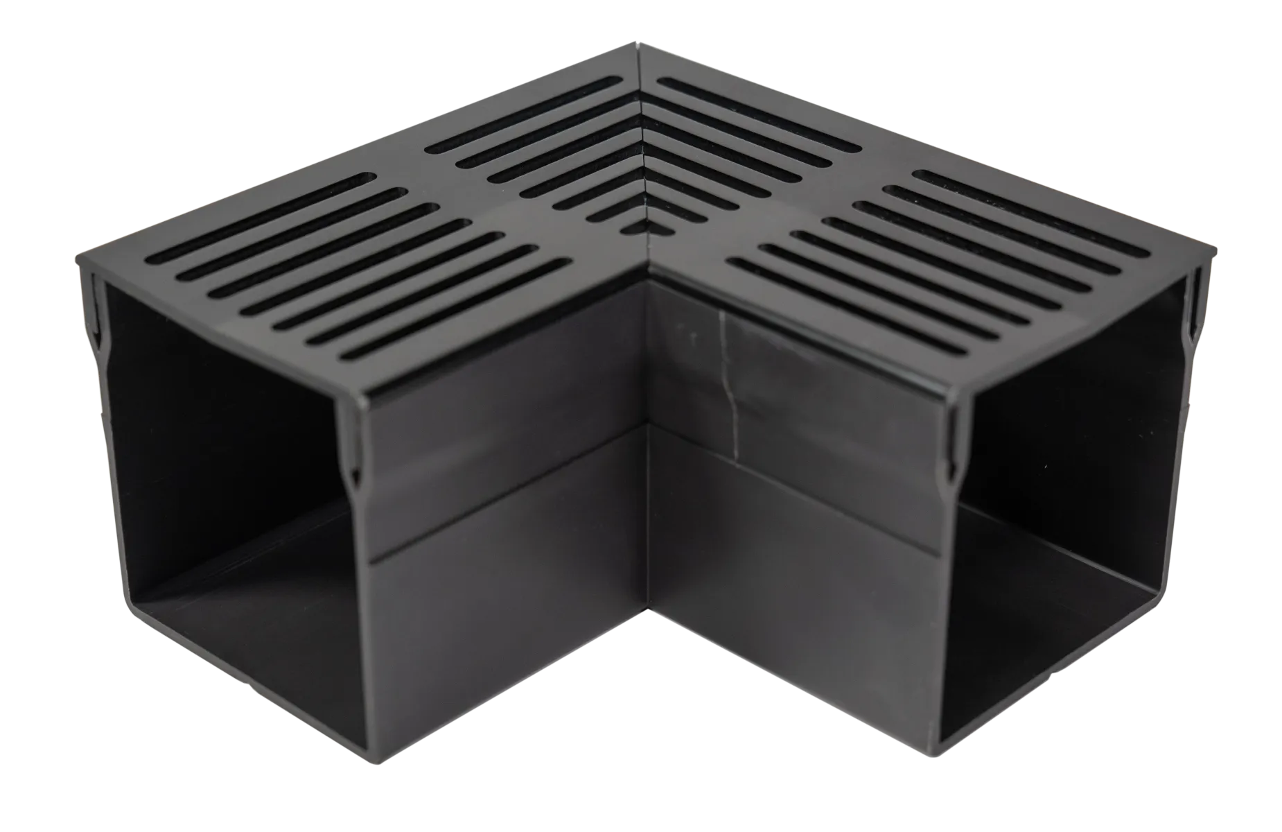 Star Drain Mini 65/60 Hoekstuk - Zwart (Aluminium)