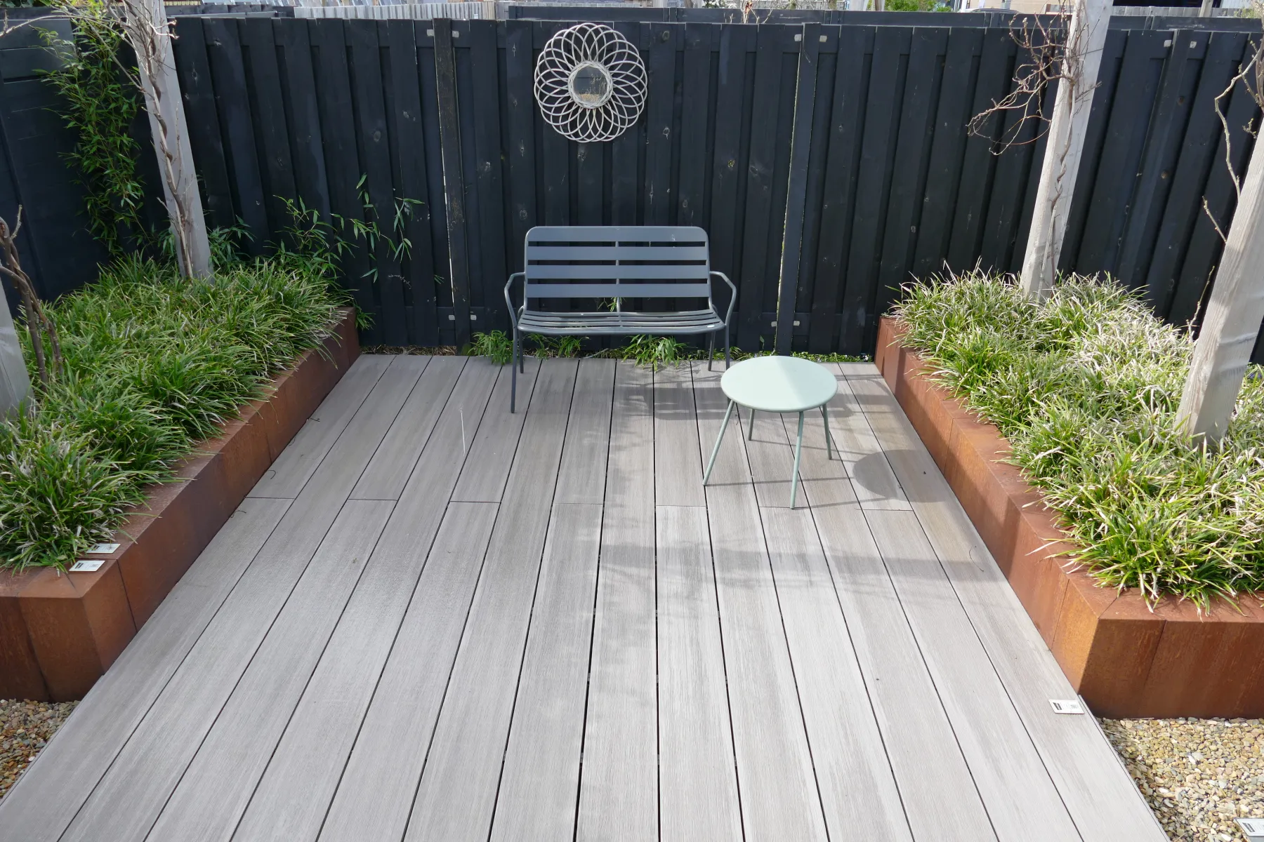 Overzetprofiel Muurblok Recht 150x45x12,8cm Corten - Afbeelding 4