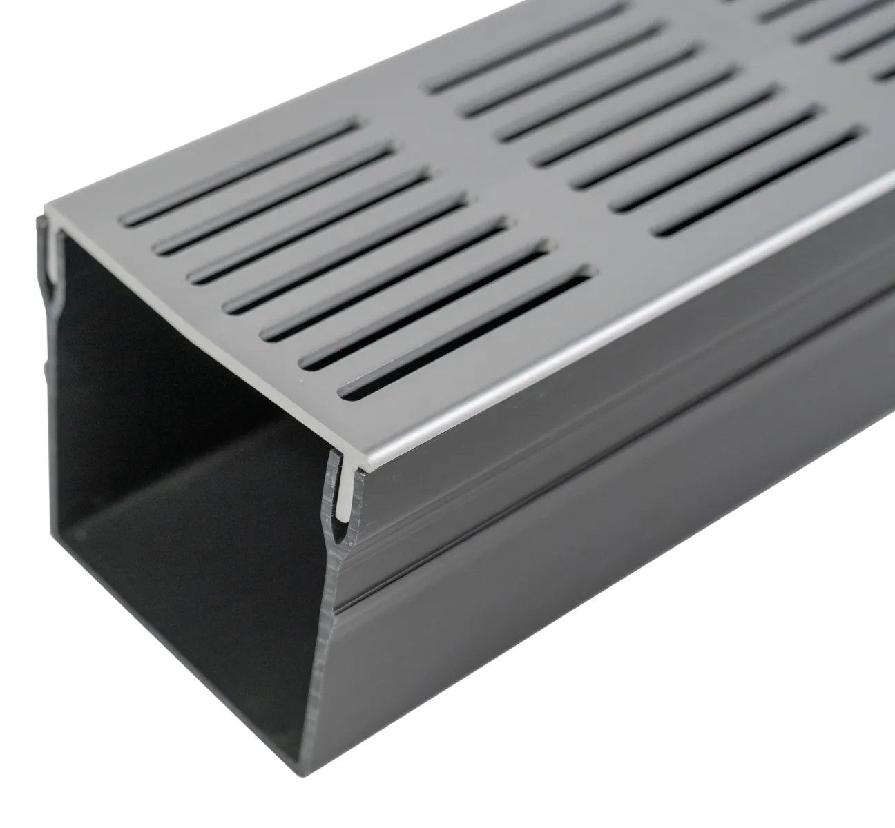 Star Drain Mini 65/60 Lijngoot - Grijs (Aluminium) 100cm - Afbeelding 4