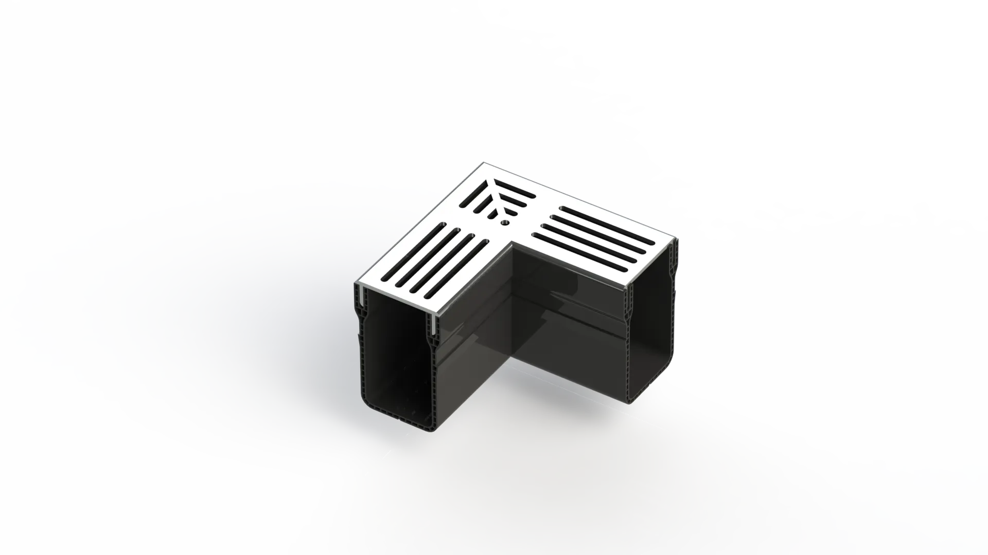 Star Drain 65/100 Hoekstuk - Grijs (Aluminium)