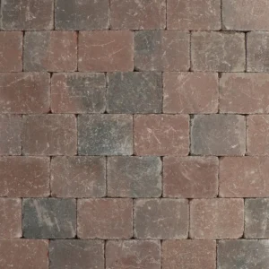 Trommelsteen 15x20x6 rood genuanceerd