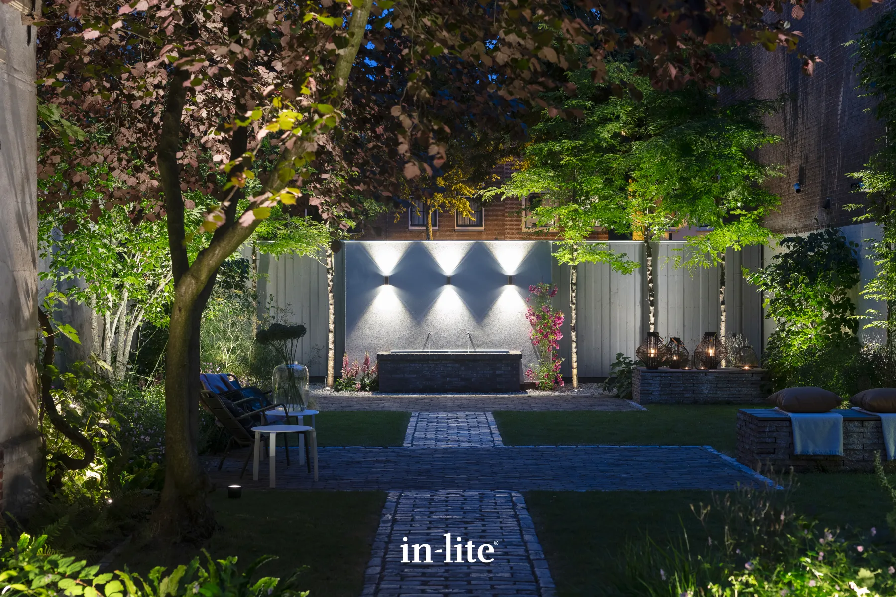 In-Lite Ace Up-Down Wall 12V - Rosé Silver - Afbeelding 3