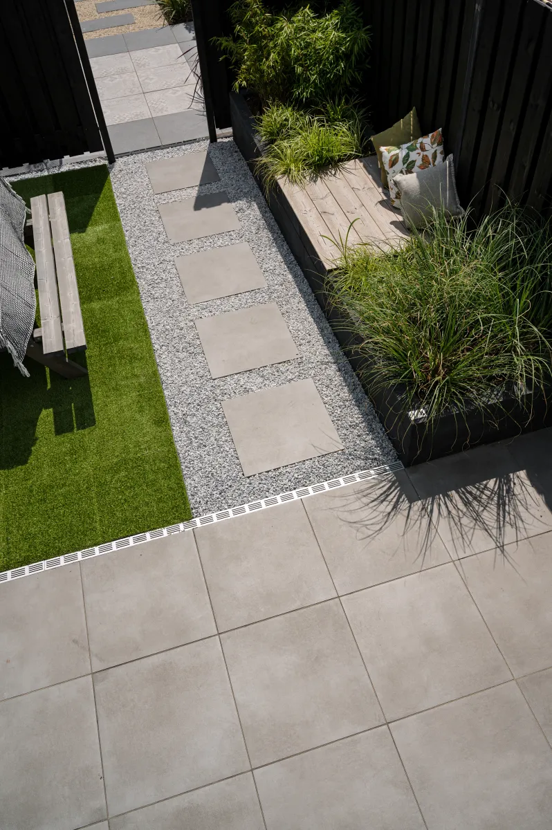 Star Drain 65/100 Lijngoot - Grijs (Aluminium) 100cm - Afbeelding 4