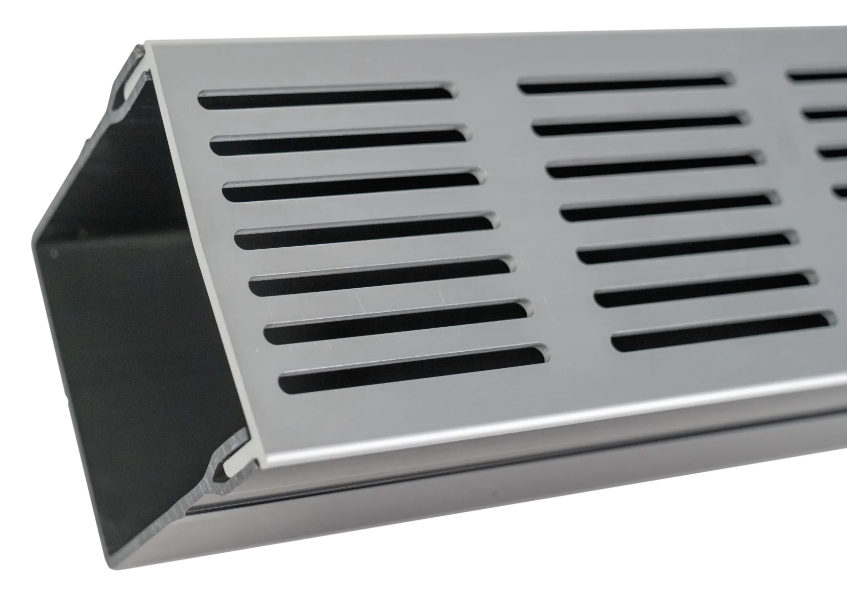 Star Drain Mini 65/60 Lijngoot - Grijs (Aluminium) 100cm - Afbeelding 2