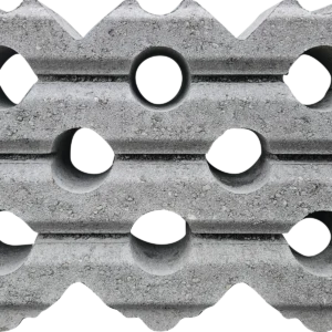 Grasbetontegel type G 40x60x12 GRIJS 03 (rondom hol-dol) K85912 vormklasse B BK25 GRN+