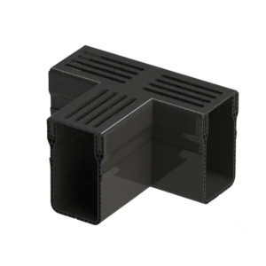 Star Drain 65/100 T-stuk - Zwart (Aluminium)