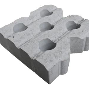 Grasbetontegel type L 40x40x12(40 cm. zijde vlak) K85912 BK25 GRN+