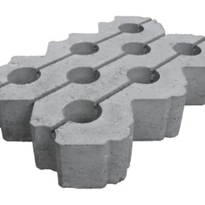 Grasbetontegel type I 40x60x12 GRIJS 03 (bovenzijde vlak + rondom hol-dol) K85912 BK25 GRN+