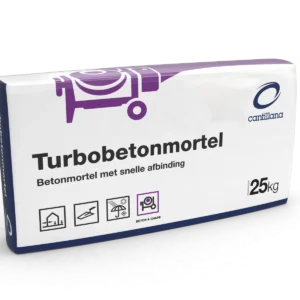 Cantillana Turbobetonmortel no mix NL PE zak 25kg