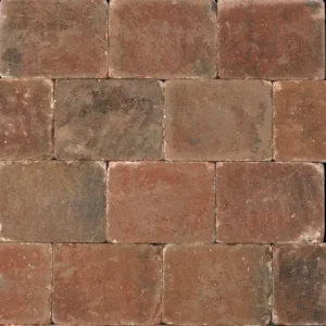 Trommelsteen 20x30x6 brons genuanceerd