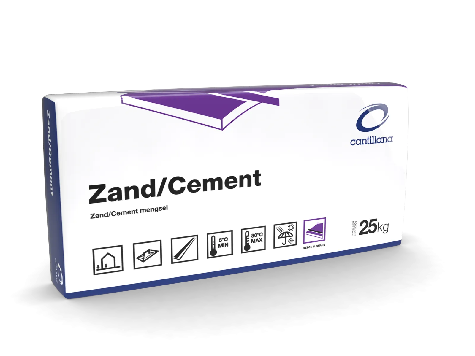 Cantillana Zandcement mortel CT-C12/F2 zak 25kg