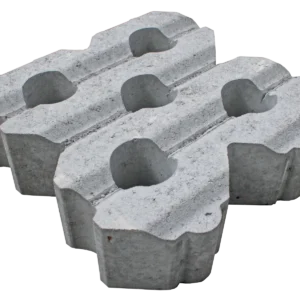Grasbetontegel type H 40x40x12(rondom hol-dol) K85911 BK25